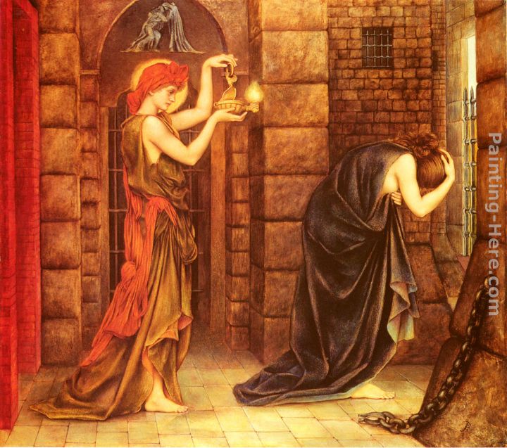 Hope in the Prison of Despair painting - Evelyn de Morgan Hope in the Prison of Despair art painting
